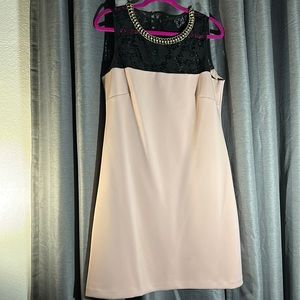 Jessica Simpson Pink Dress with Black Lace
